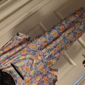 Vibrant Floral Print Dress